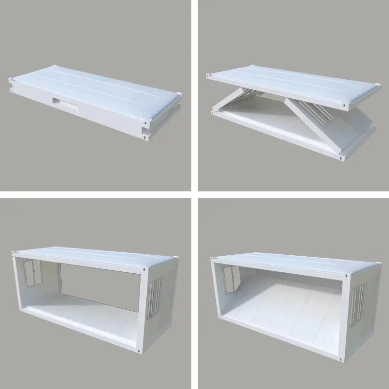 Casa de contenedores plegable