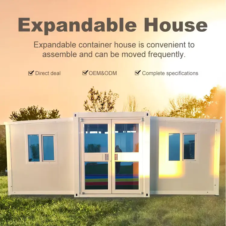 ¿Qué materiales se usan comúnmente en casas de contenedores expandibles?