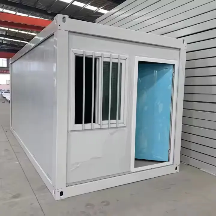 Casa de contenedor de paquete plano de 20 pies