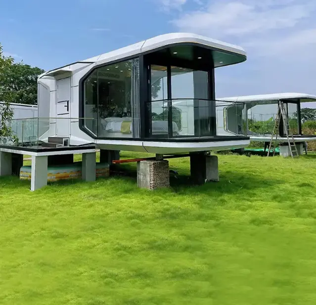 Casa de cápsula ecológica