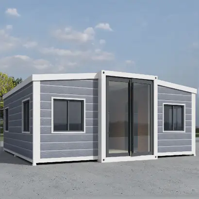 Casa de contenedores plegable expandible